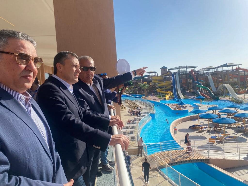 افتتاح أكبر مدينة ألعاب مائية ترفيهية بمصر والشرق الأوسط بمدينة الغردقة